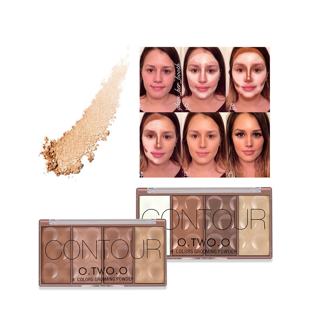 Rose Gold Four-Color Highlight Blush - Image 3