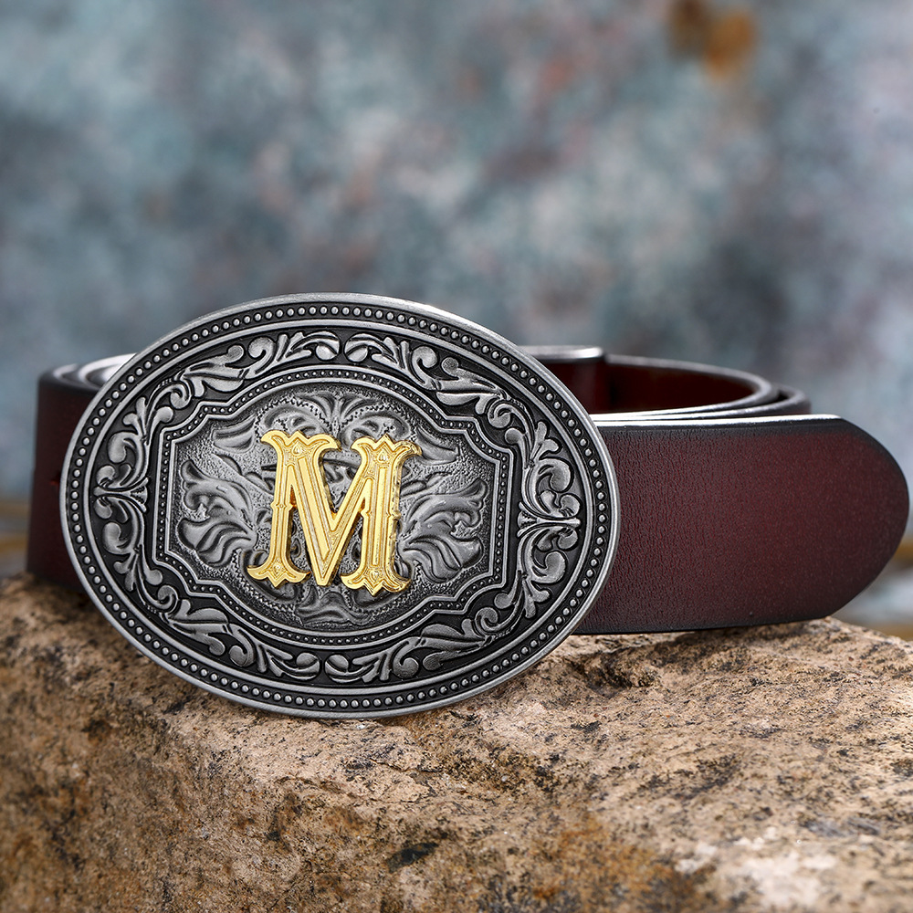 Floral Letter Buckle Belts - Image 4