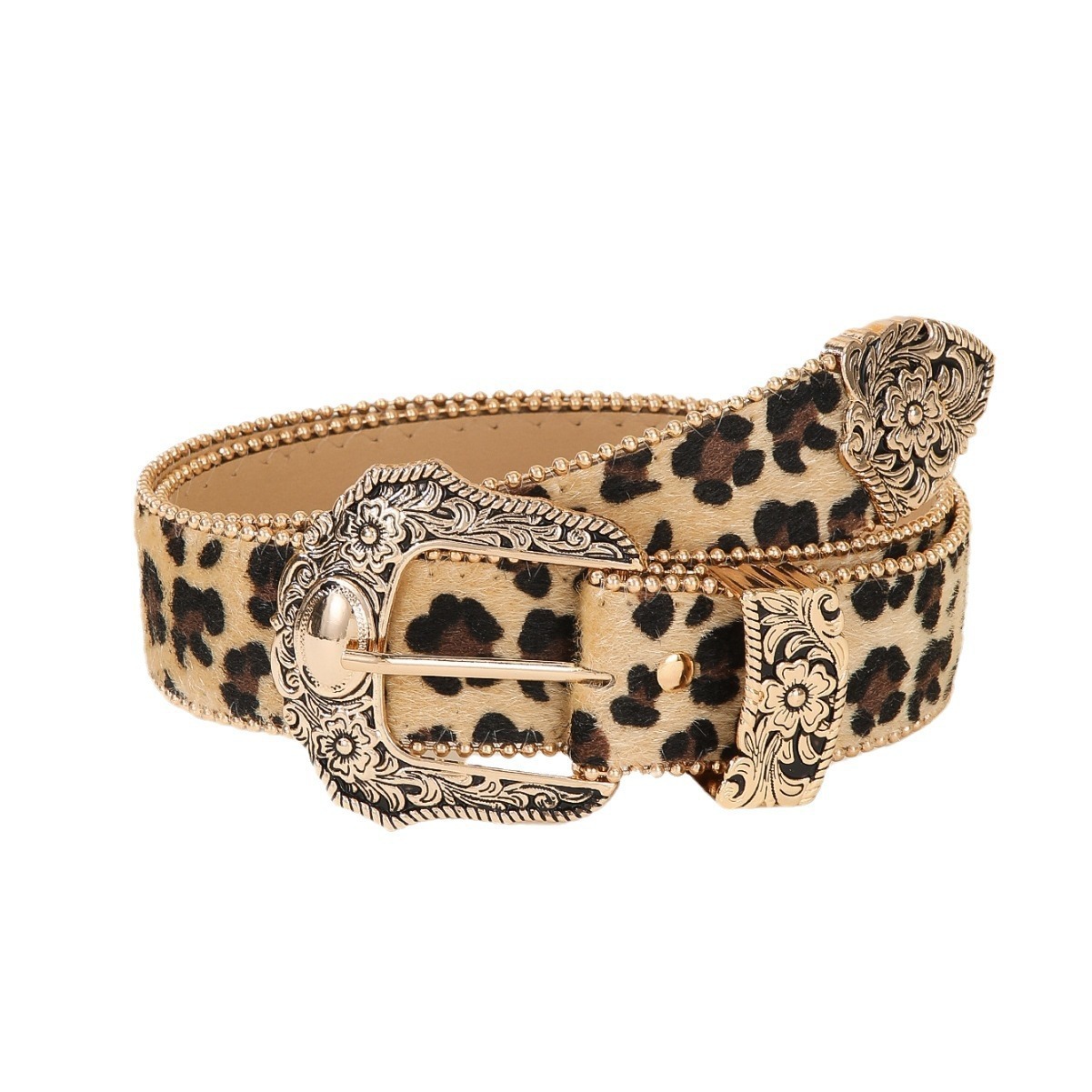 Fashion Women Rhinestone Buckle Wide Belt - Image 2