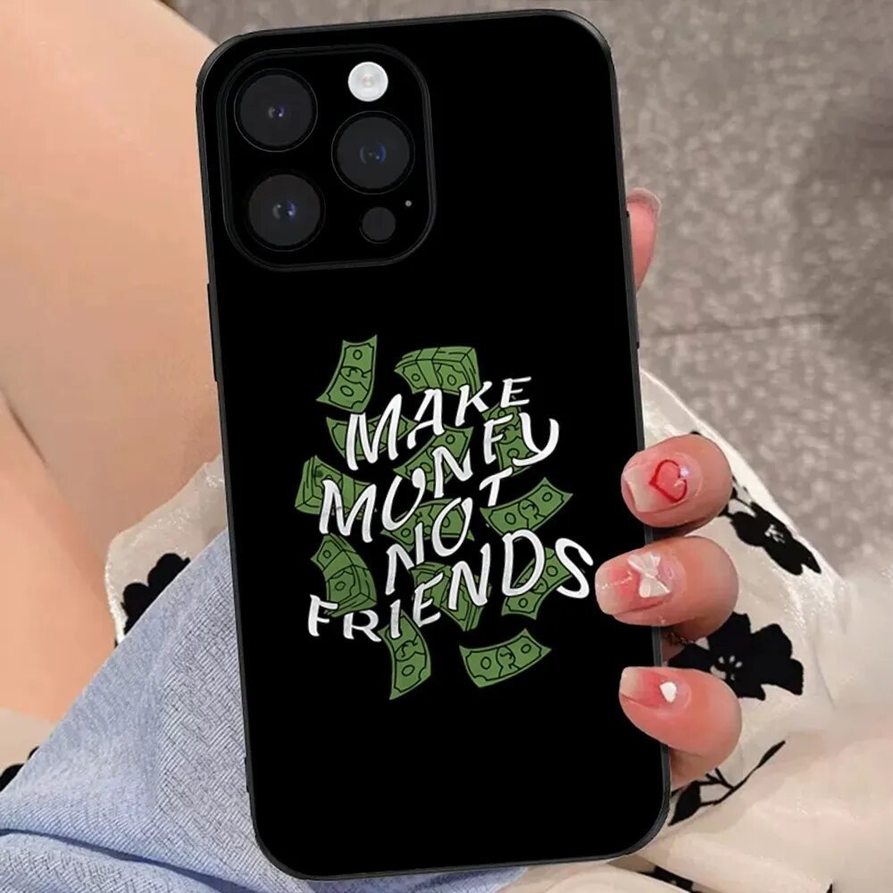 Black English Money Phone Case - Image 4