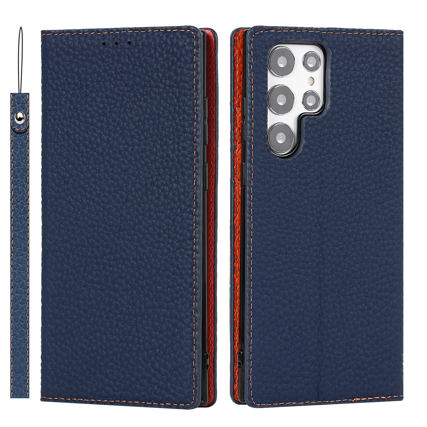 Litchi Leather Phone Case - Image 3