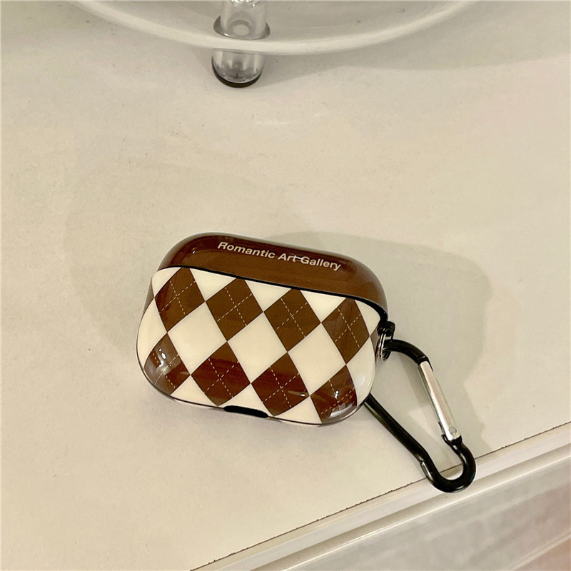 Retro Niche Rhomboid Silicone Earphone Sleeve - Image 2
