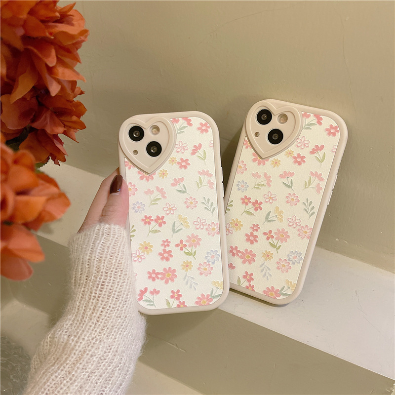 Cute Little Floral Silicone Phone Case - Image 5