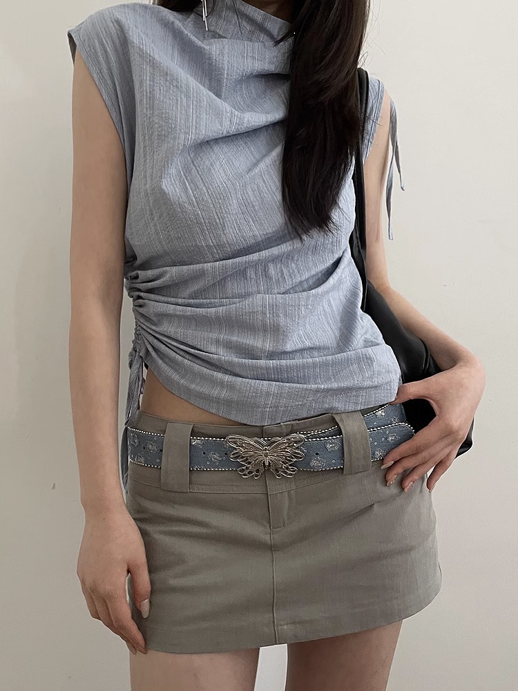Women's Decorative Butterfly Smooth Buckle Belt - Image 4