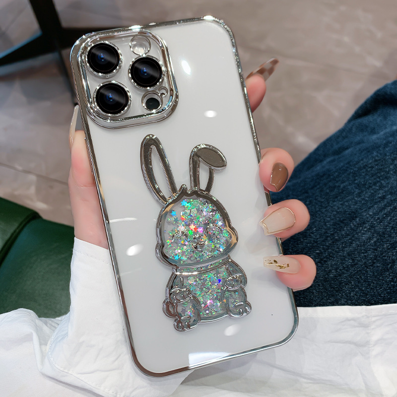 Plastic Electroplating Lens Protector Phone Case - Image 4