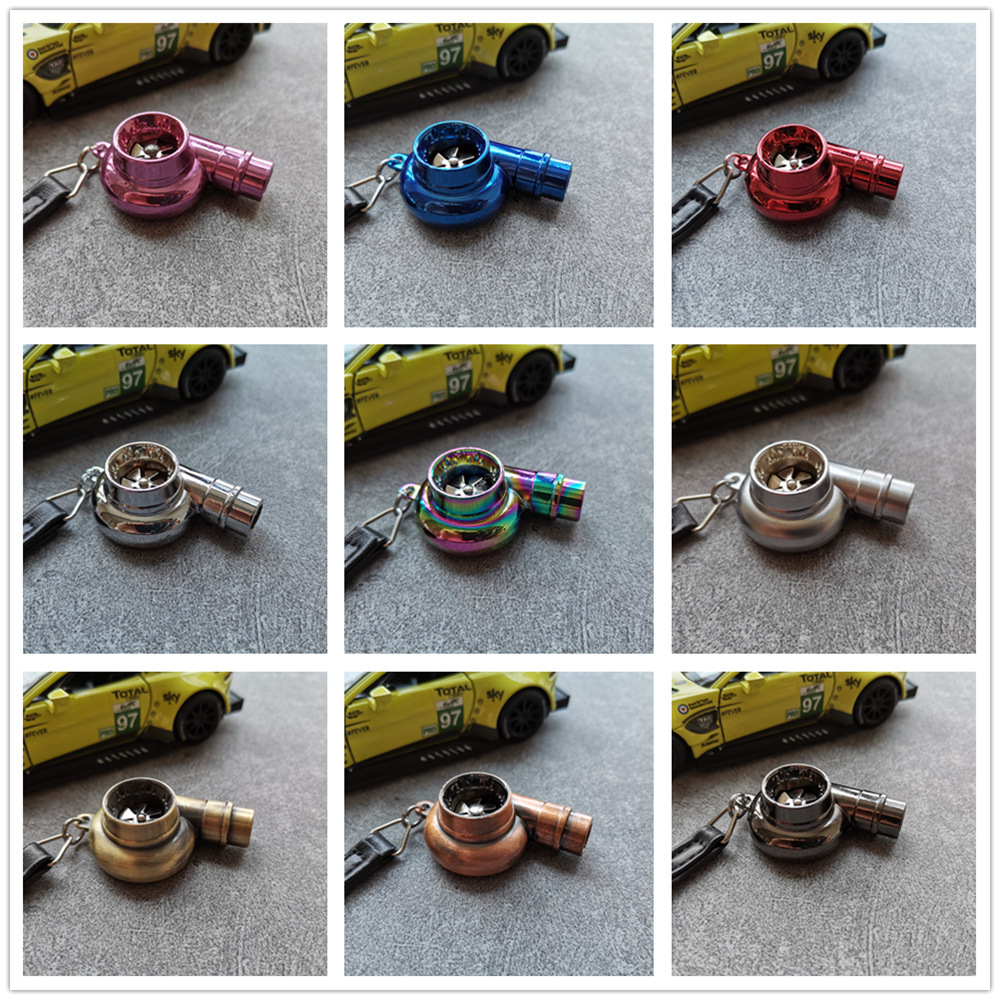 Car Turbo Whistle Alloy Metal Keychains - Image 9