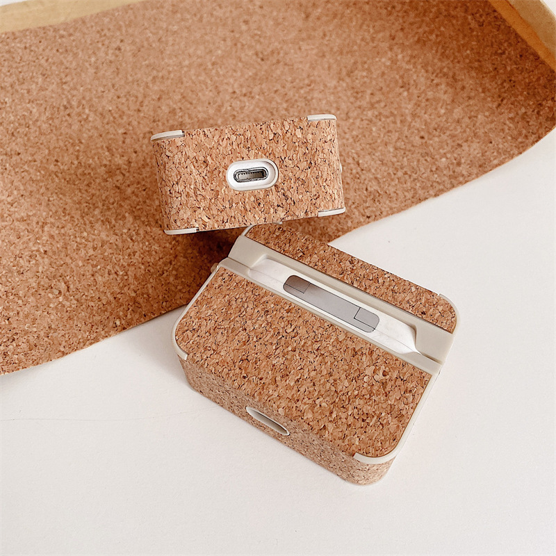Alphabet Wood Grain Headset Case - Image 5