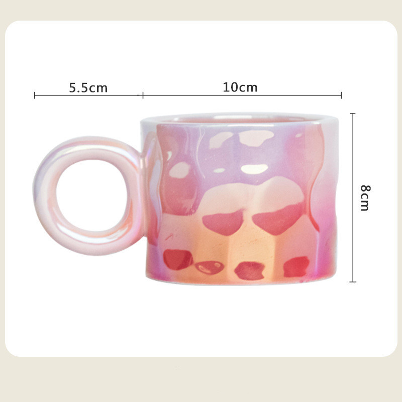 Light Luxury Electroplated Ceramic Coffee Cup - Image 4
