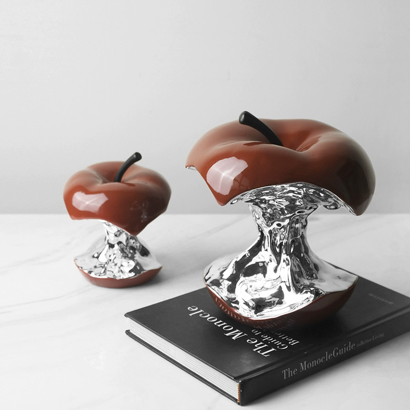 Abstract Art Resin Electroplating Ornaments