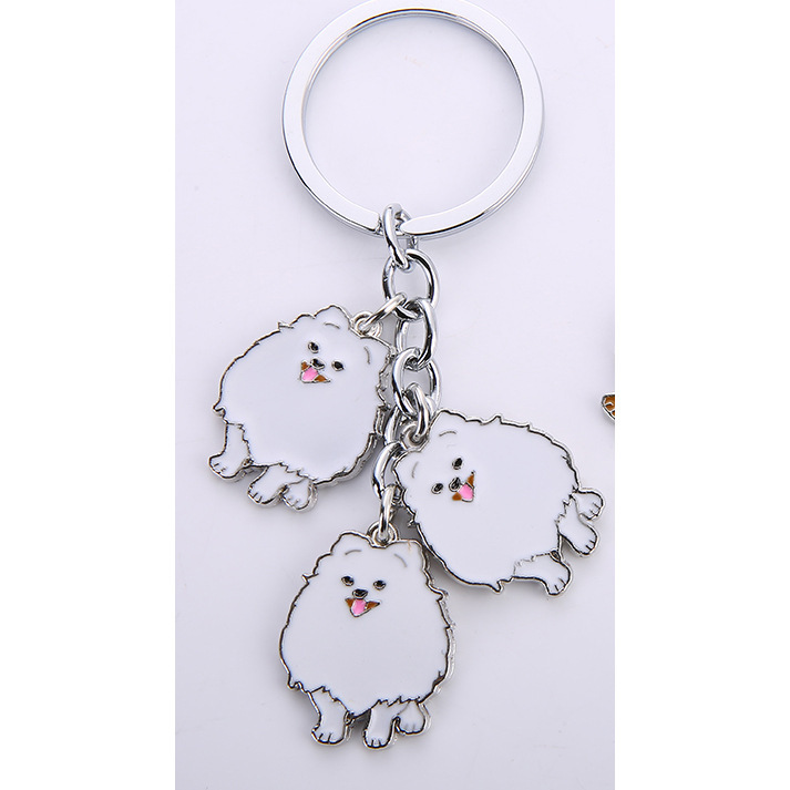 Creative Pet Dog Car Metal Keychains - Image 9