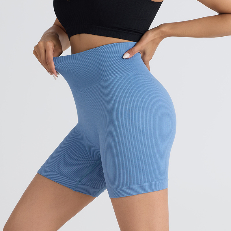 Seamless Thread Fitness Stretch Tight Shorts - Image 6