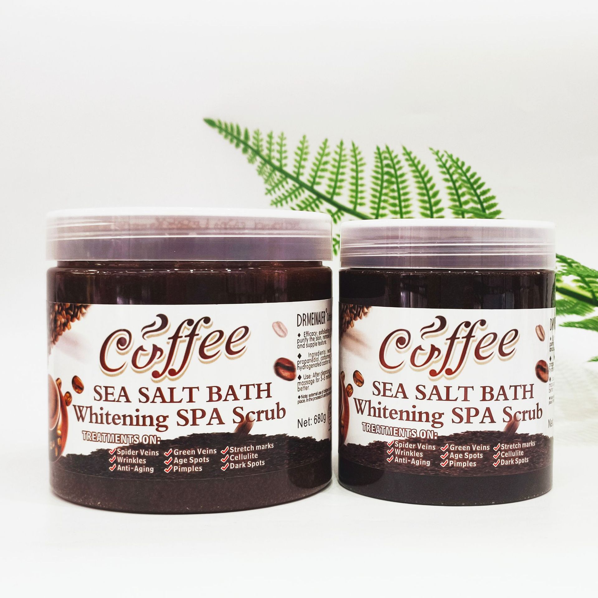 Coffee Bubble Scrub Salts Peel Moisturizing