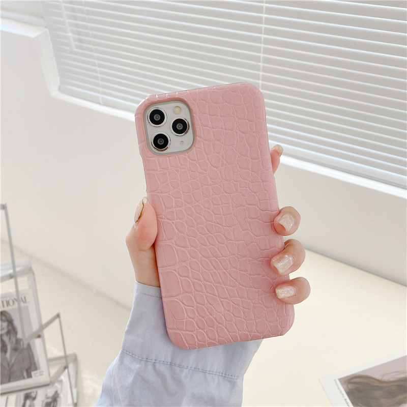 Pattern Leather Half Hard Shell Phone Case - Image 8