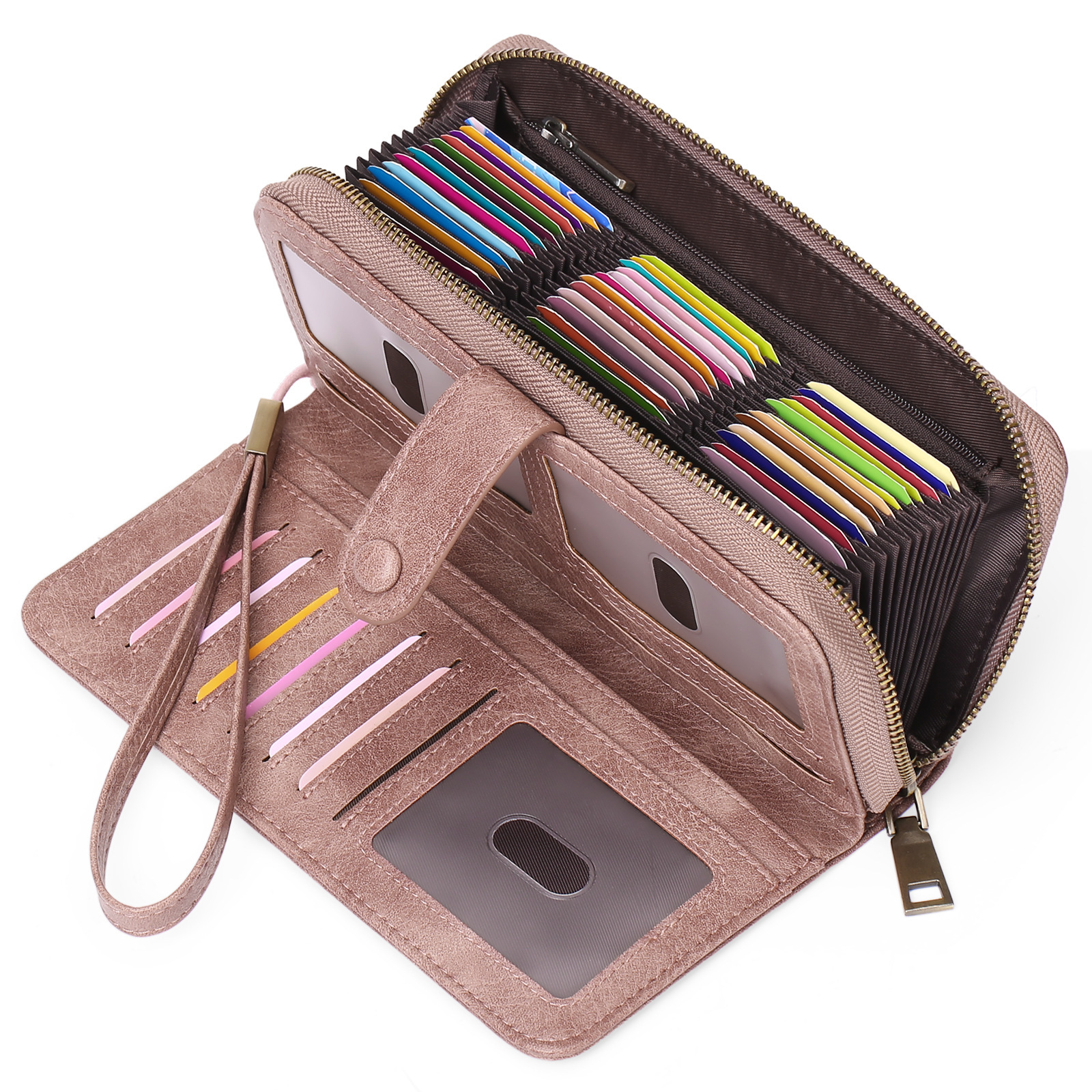 Expanding Card Holder Long Wallet Bag - Image 9