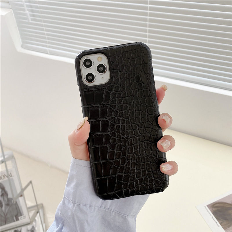 Pattern Leather Half Hard Shell Phone Case - Image 2