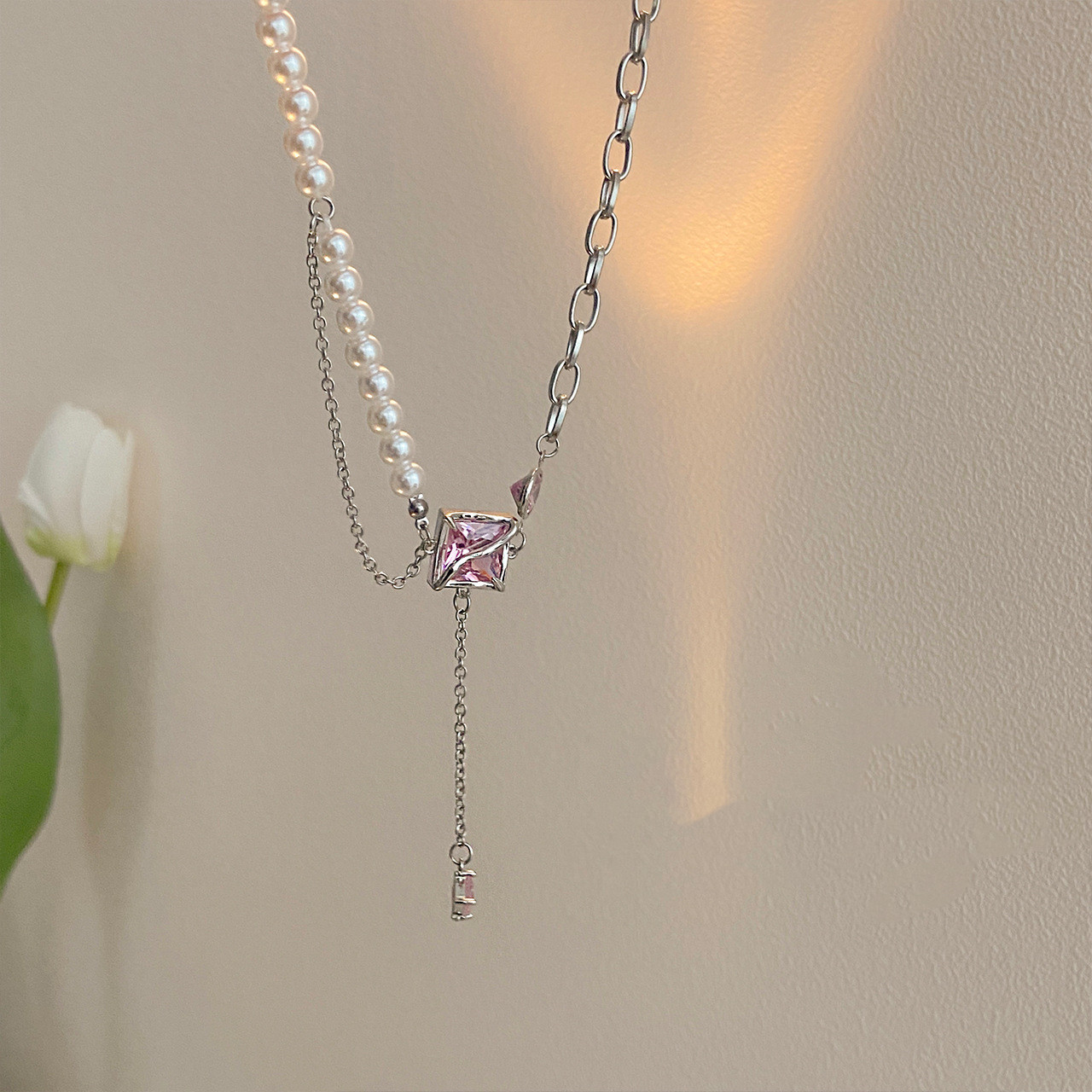 Pearl Mosaic Necklace - Image 5