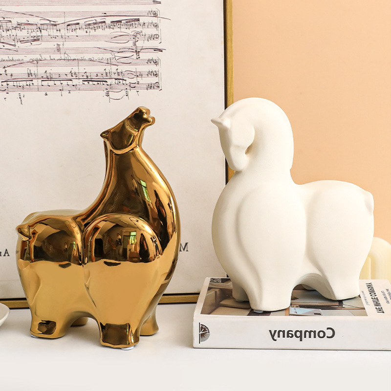 Ceramic Crafts Horse Ornaments