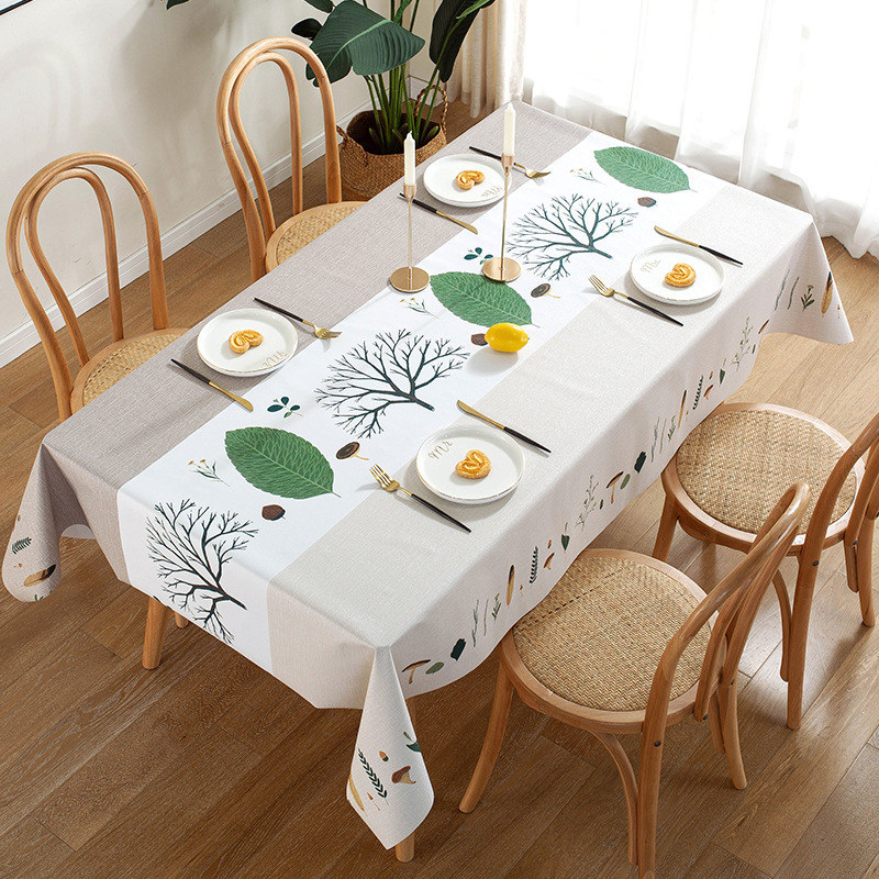 Waterproof Nordic Style PVC Tablecloth - Image 2