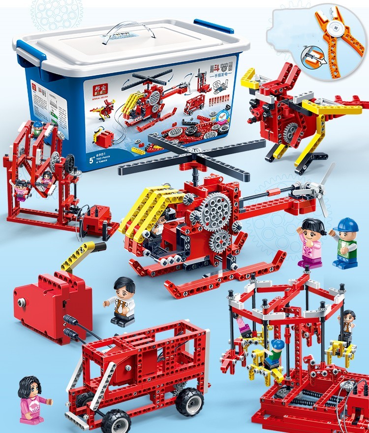 Electric Assembled Building Blocks Toy Set - Image 2