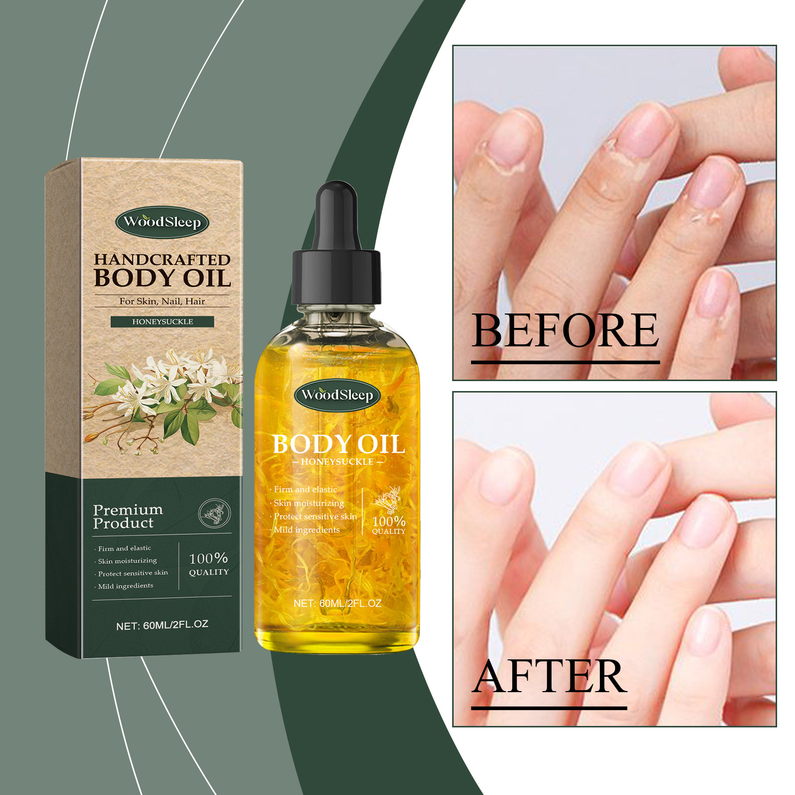 Handmade Honeysuckle Multi-purpose Body Oil