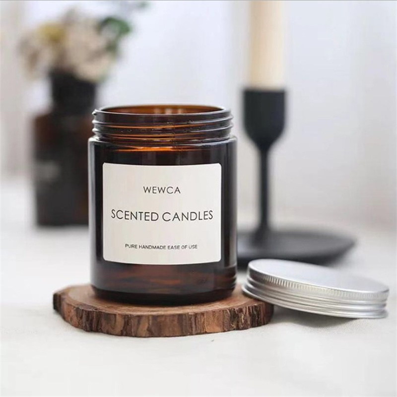 Handmade Aromatherapy Teal Candle Cups - Image 4