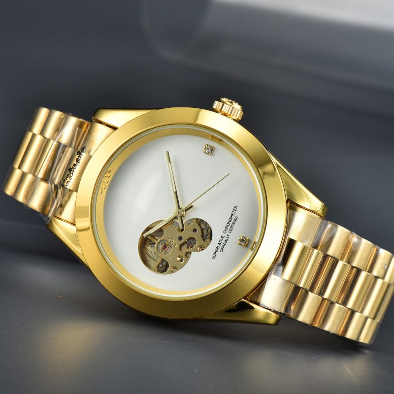 Hollow Men's Mechanical Casual Watch