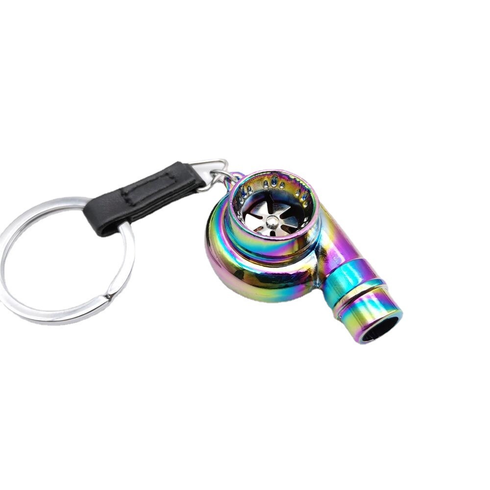 Car Turbo Whistle Alloy Metal Keychains - Image 7
