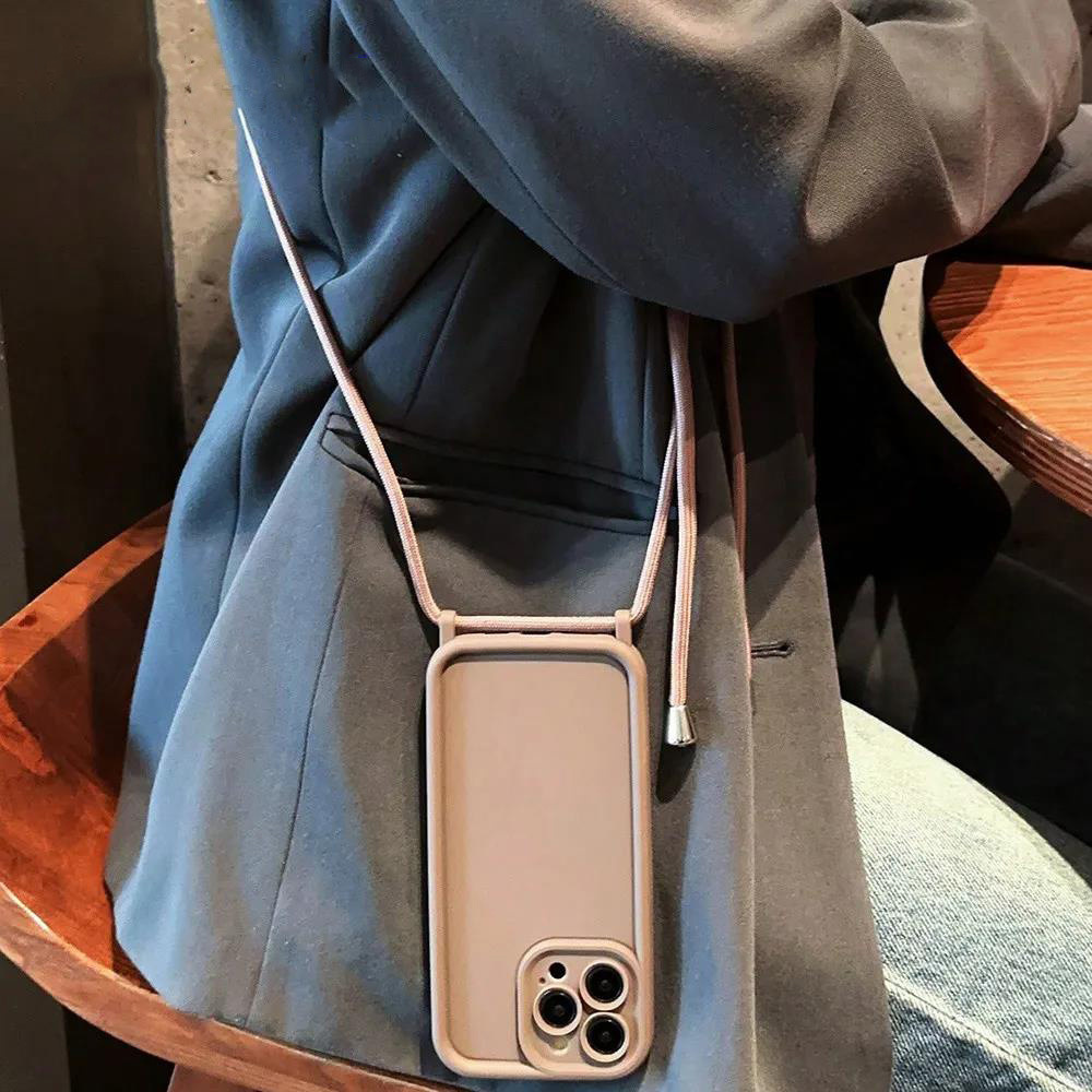 Silicone Soft Lanyard Phone Case