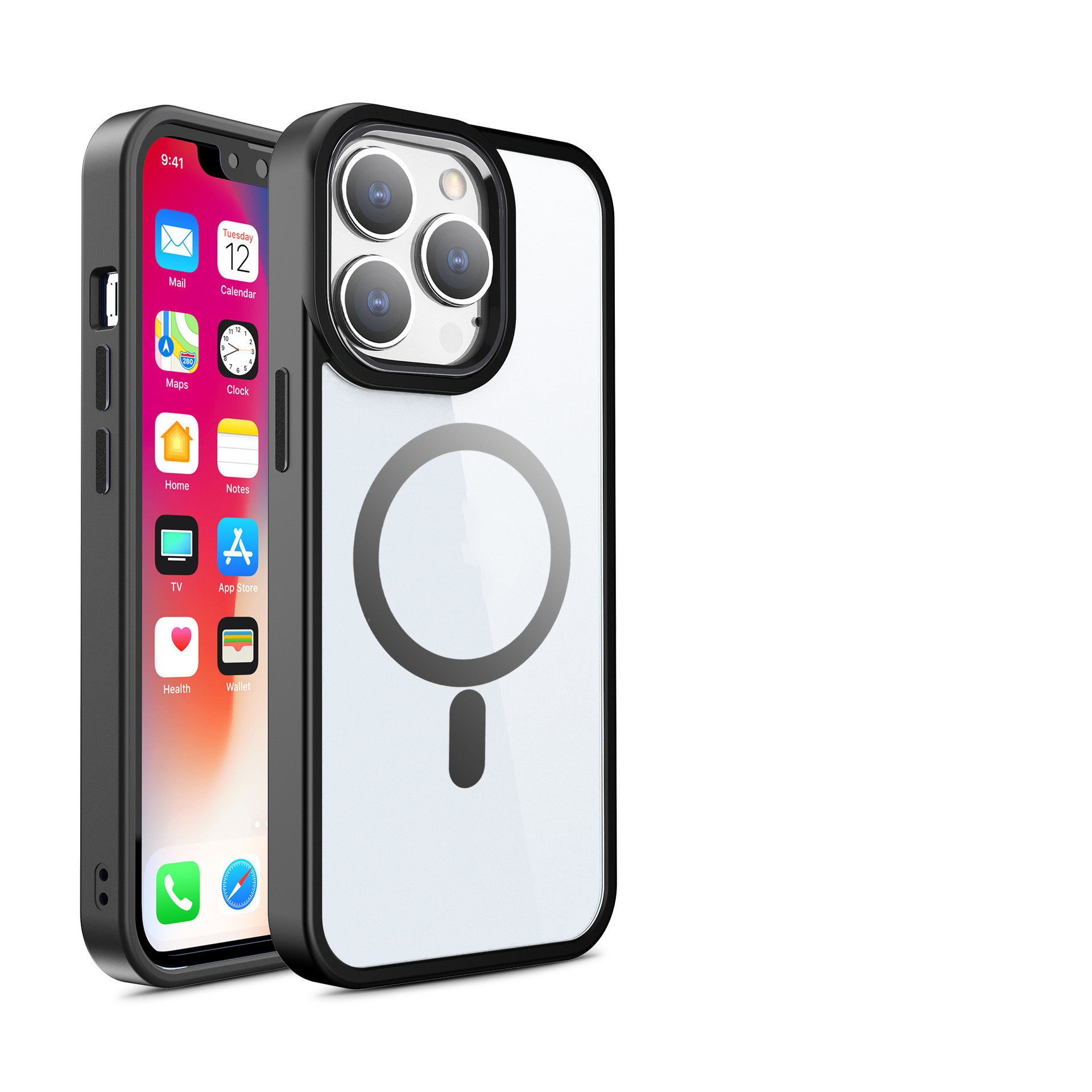 Magnetic Transparent Protective Phone Case - Image 4