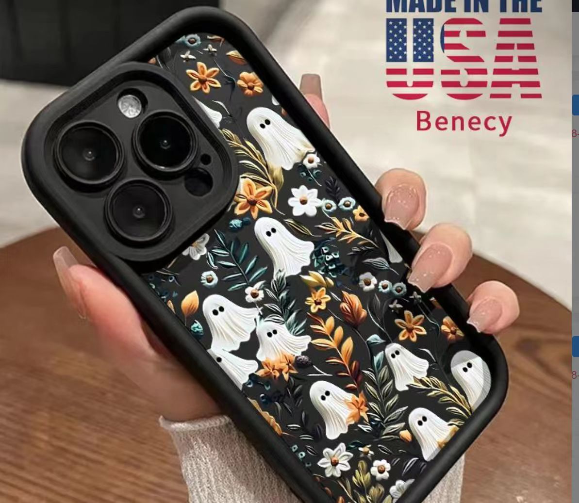 Ghost Flower Fashion Phone Case - Image 8