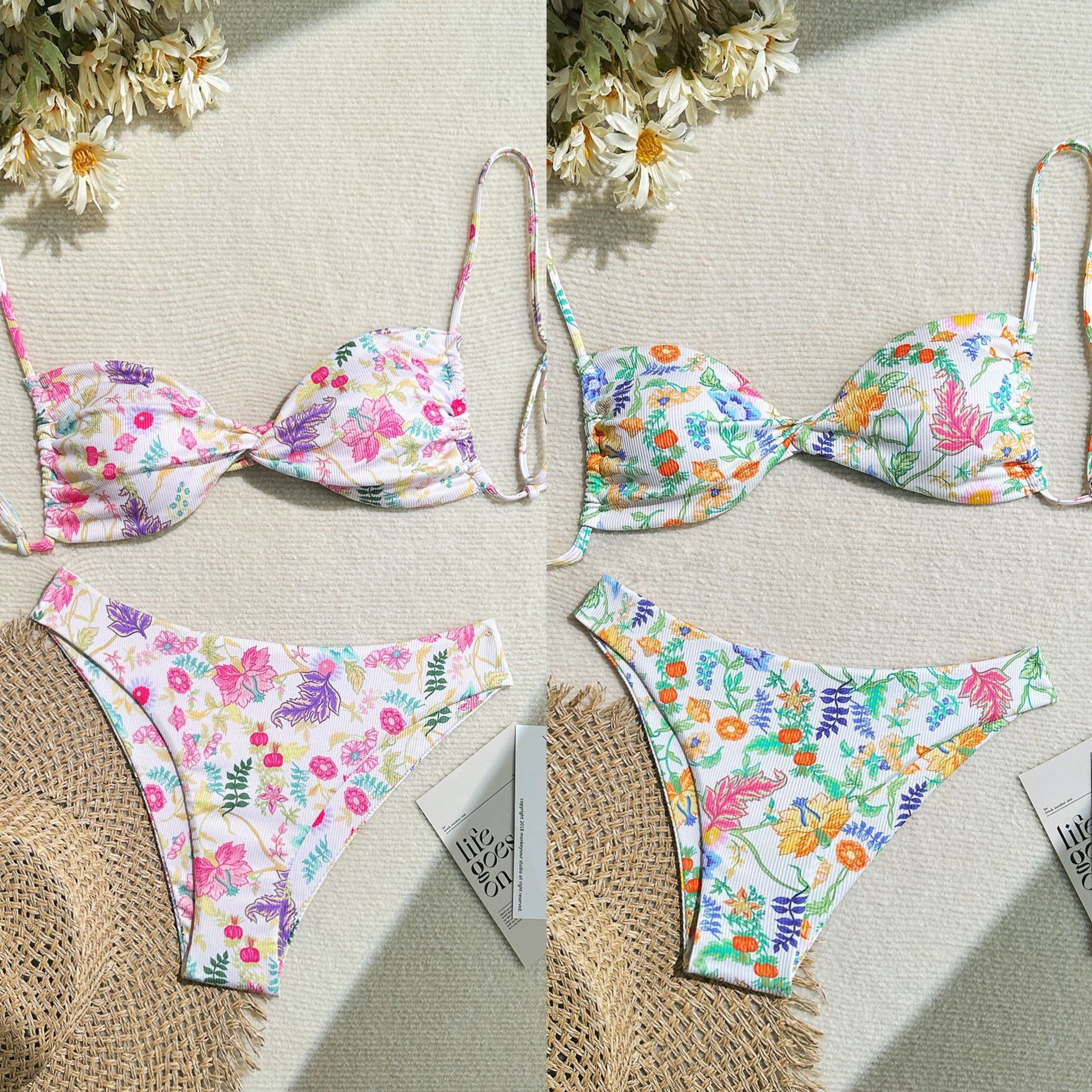 Backless Two-piece Bikini