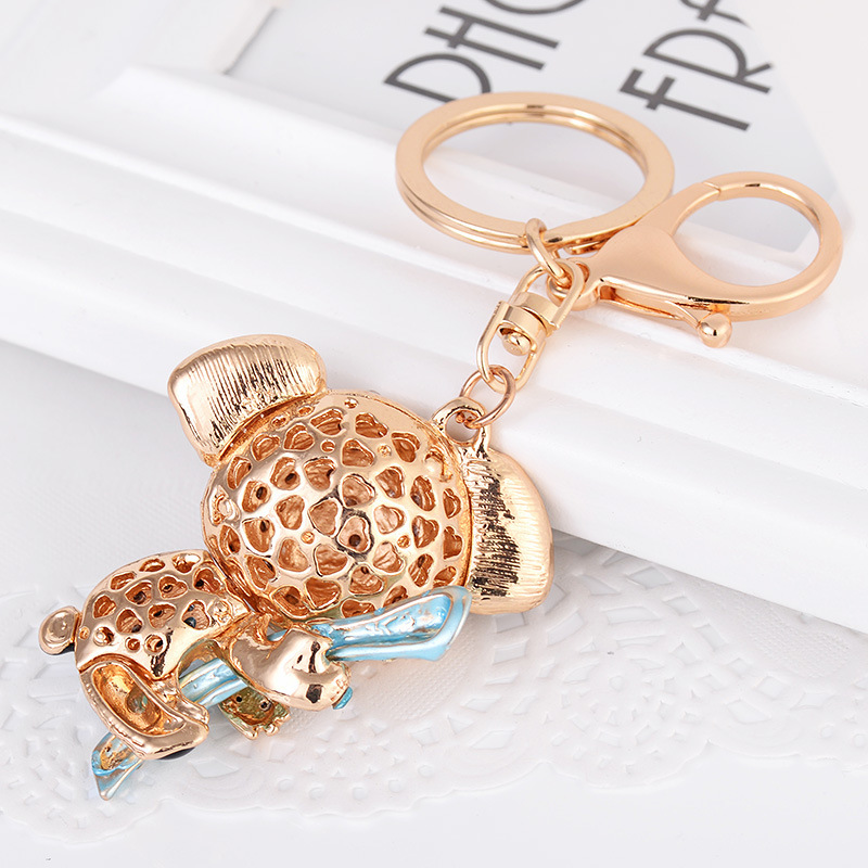 Fashion Diamond-embedded Koala Keychain - Image 4