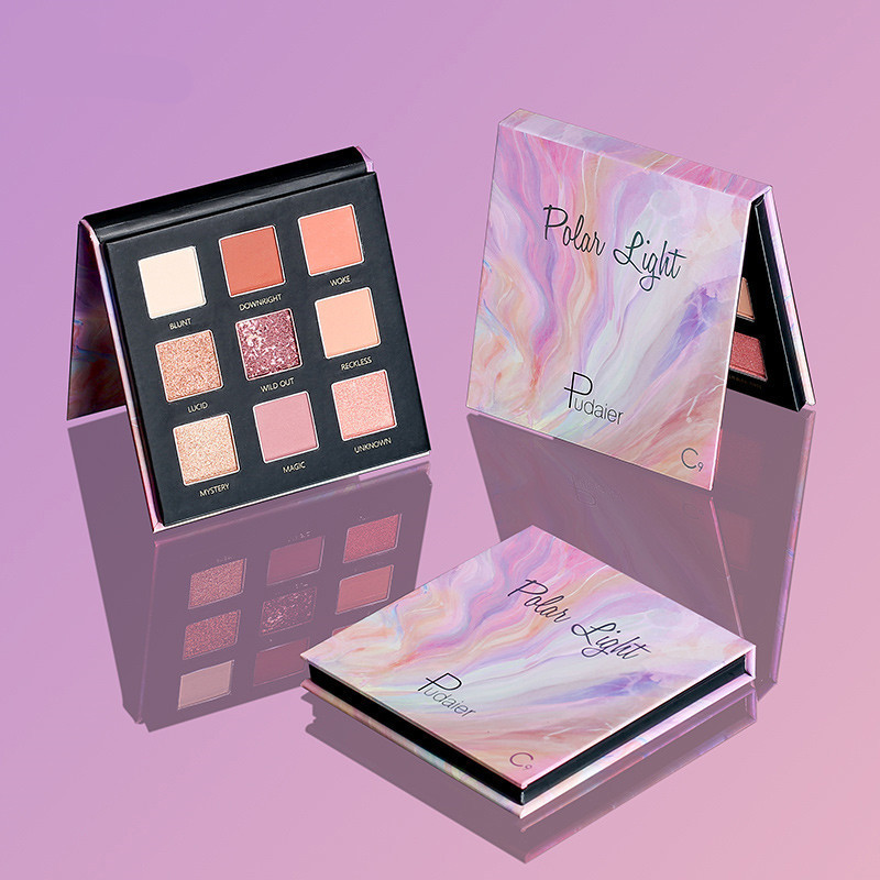 Matte Pearl Glitter 9 Color Eyeshadow
