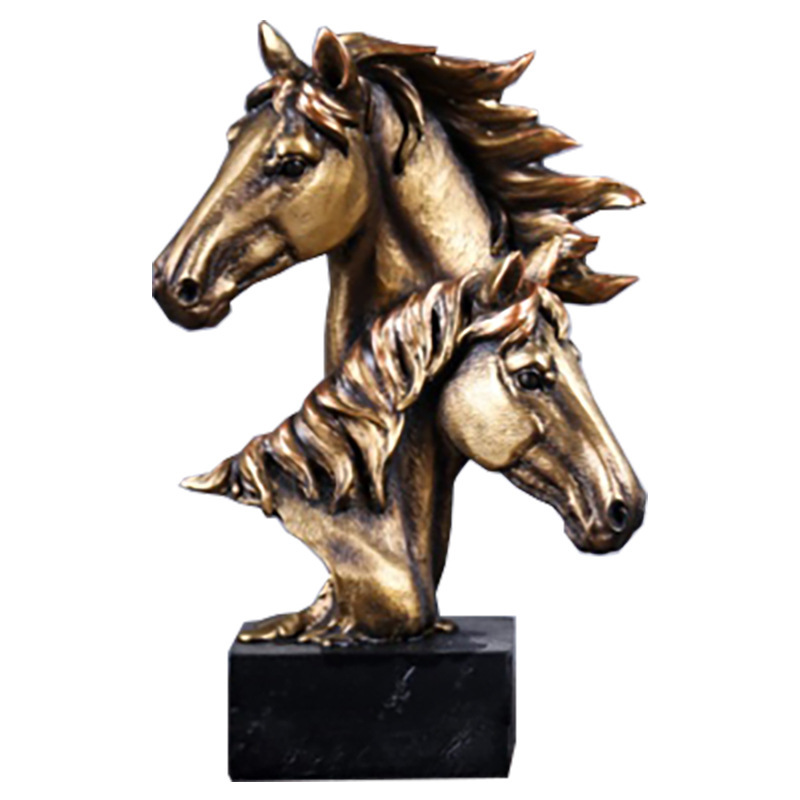 Trongwell Home Decor Bronze Horse Sculpture - Image 2