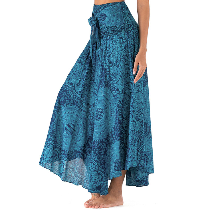 Ladies Fashion Two-Piece Swing Boho Skirt - Image 2