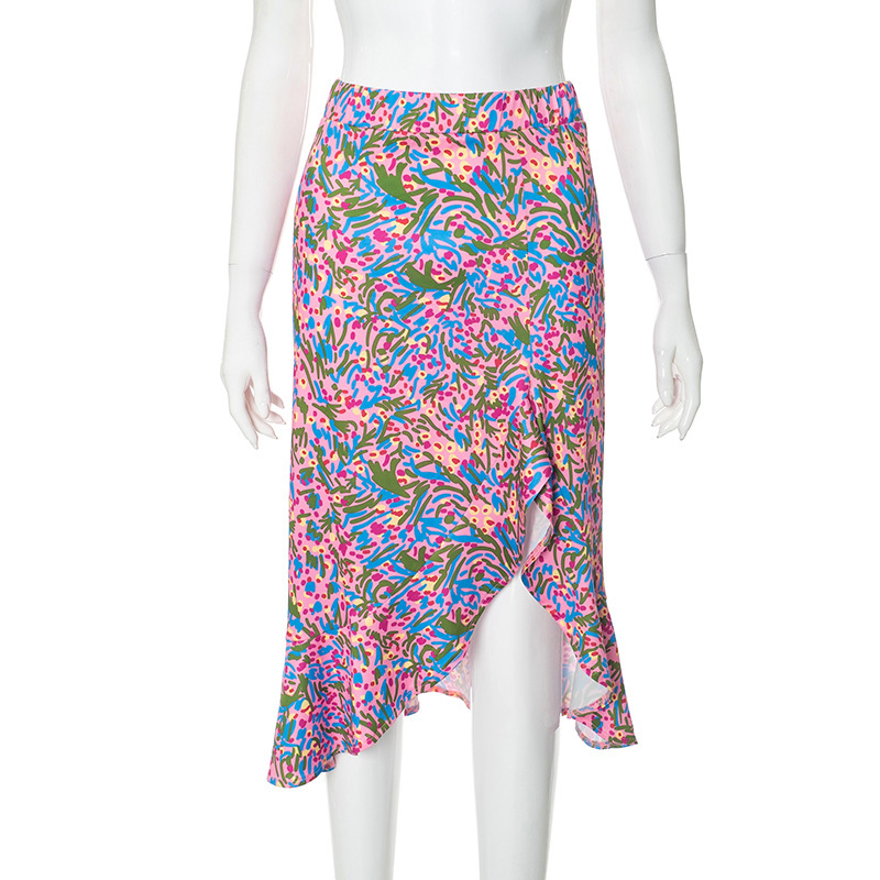 Elegant Floral Hot Skirt - Image 2