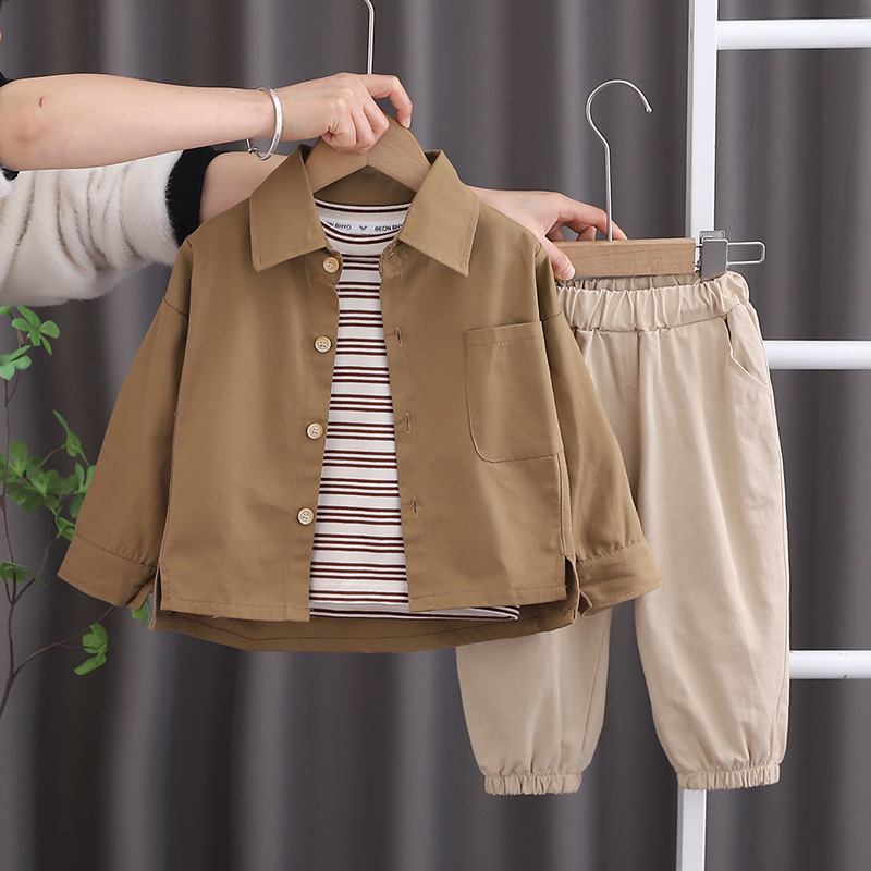 Long Sleeve Three-piece Suit