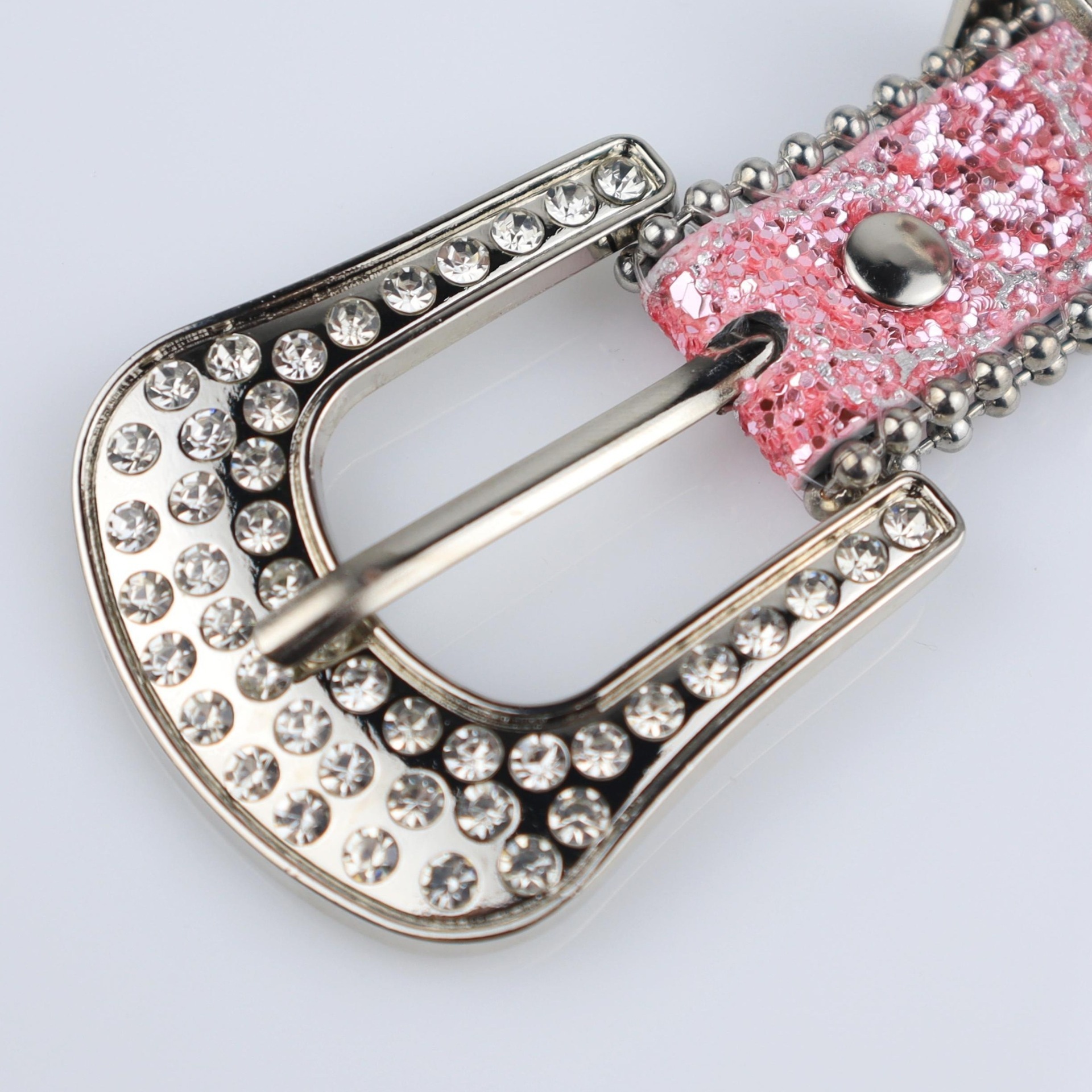 Rhinestone Women's Fashion Thin Belt - Image 4