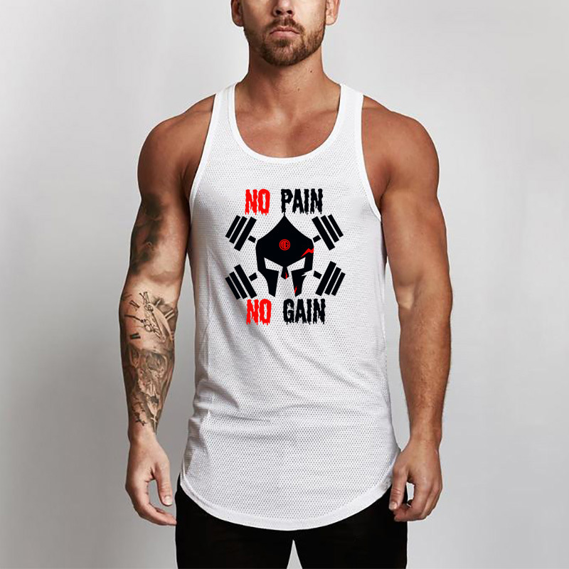 Punisher Skull GYM Mesh Fitness Vest