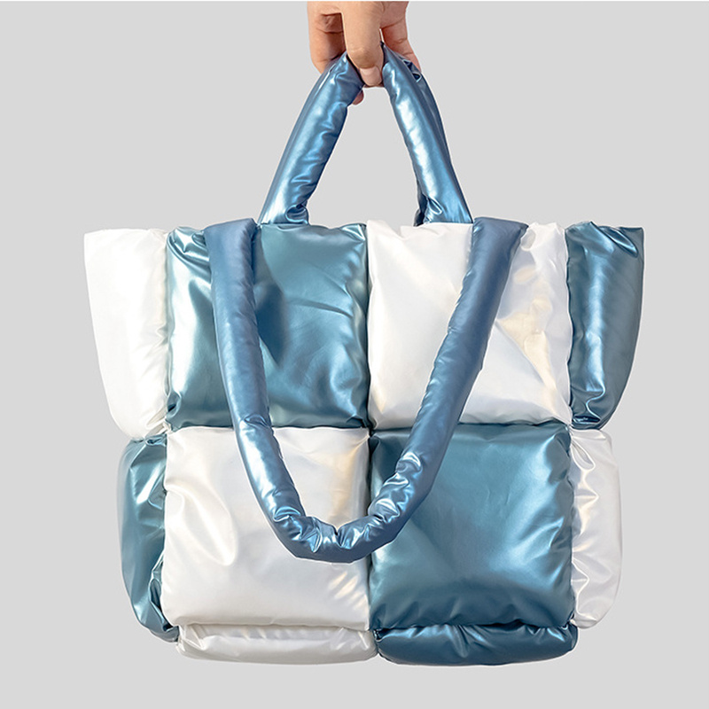 Down Cotton-padded Coat Tote Bag