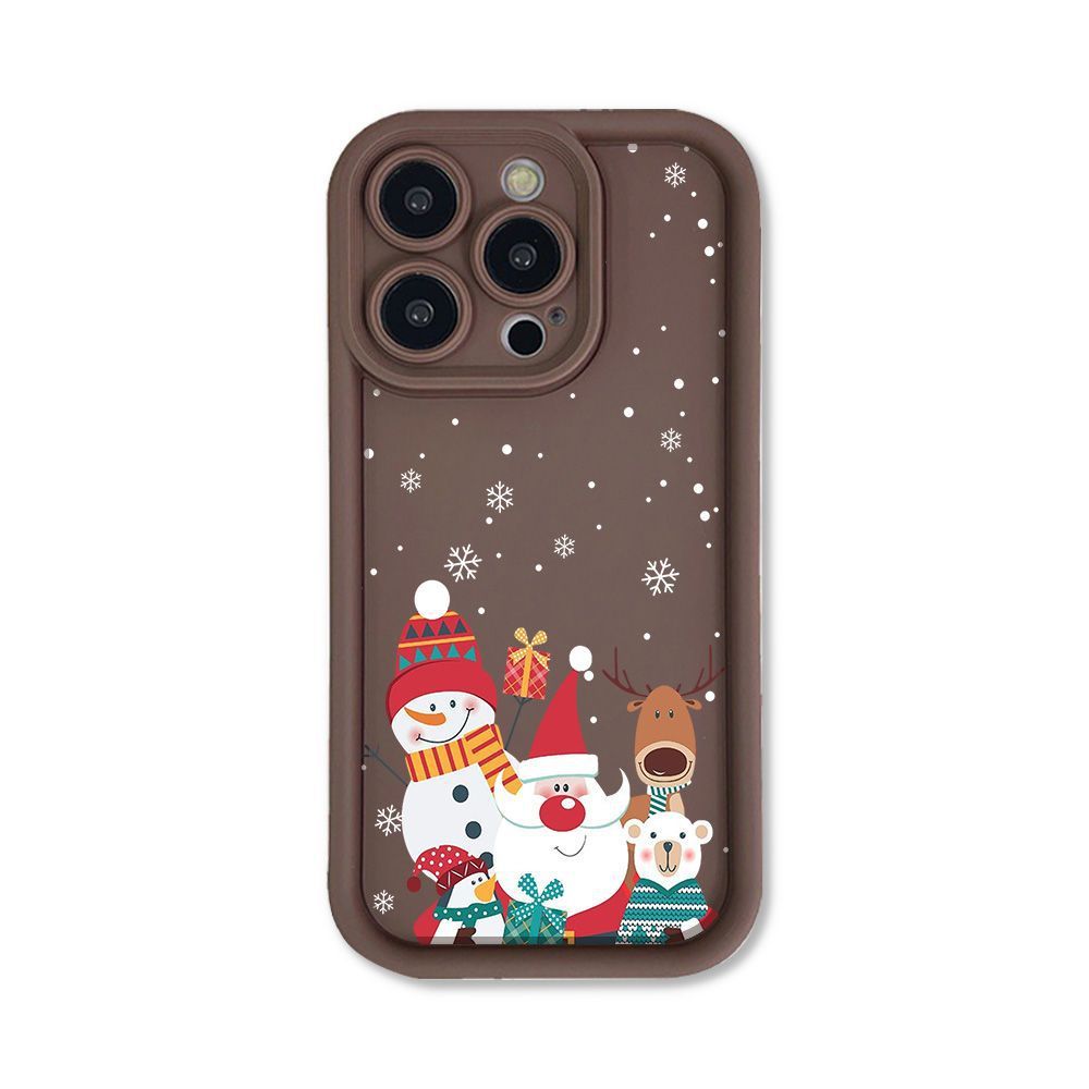 Cute Santa Claus Frosted Phone Case - Image 8