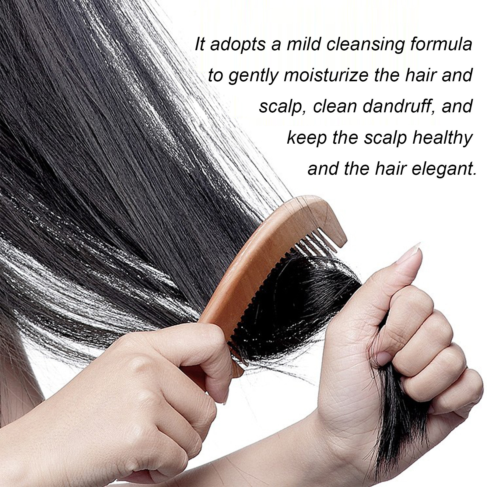 Soft Fluffy Cleansing Scalp Dandruff Shampoo - Image 3