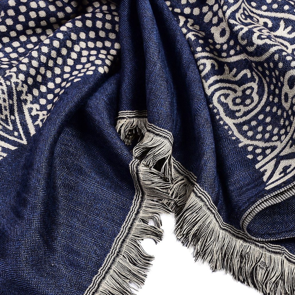 Short Beard Ethnic Style Scarf - Image 3