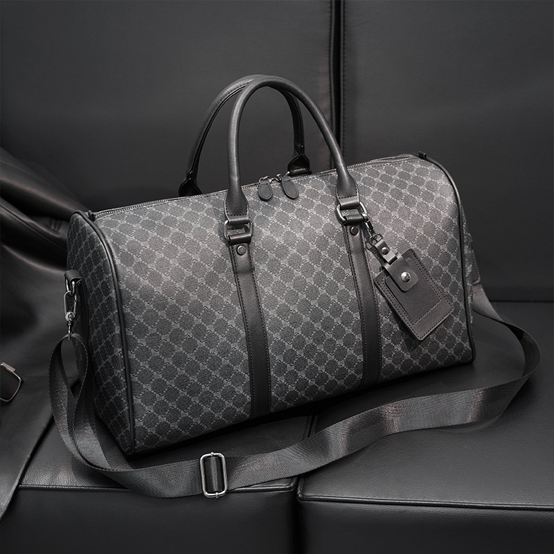 Short Distance Plaid Travel Handbag