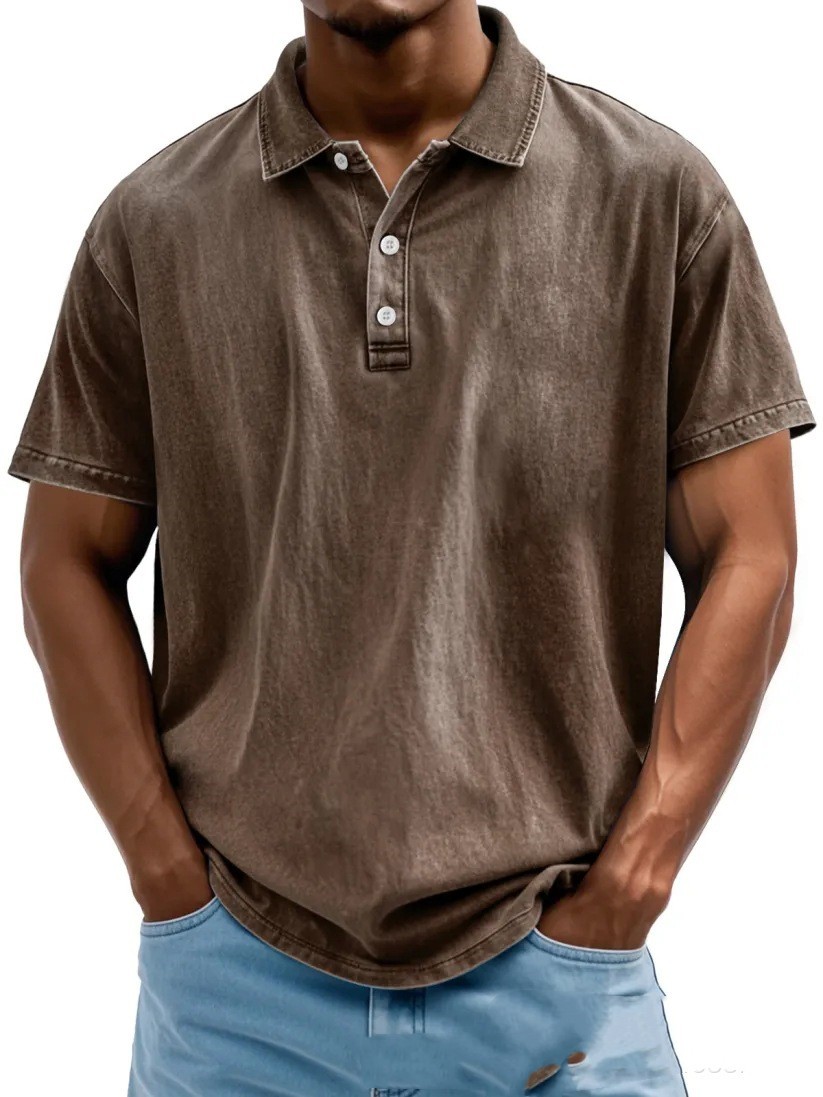 Distressed Lapel Short Sleeve - Image 9