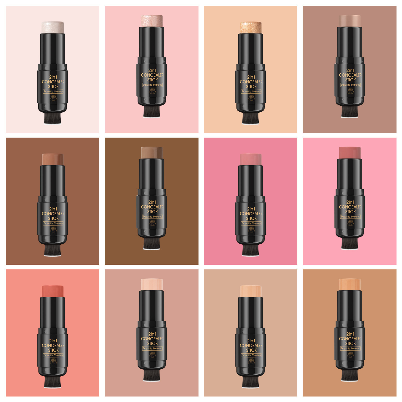 Double-headed Blush Contour Stick With Brush - Image 10