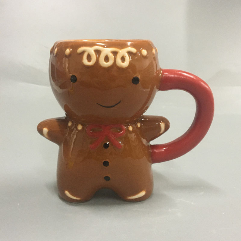 Gingerbread Man Mugs