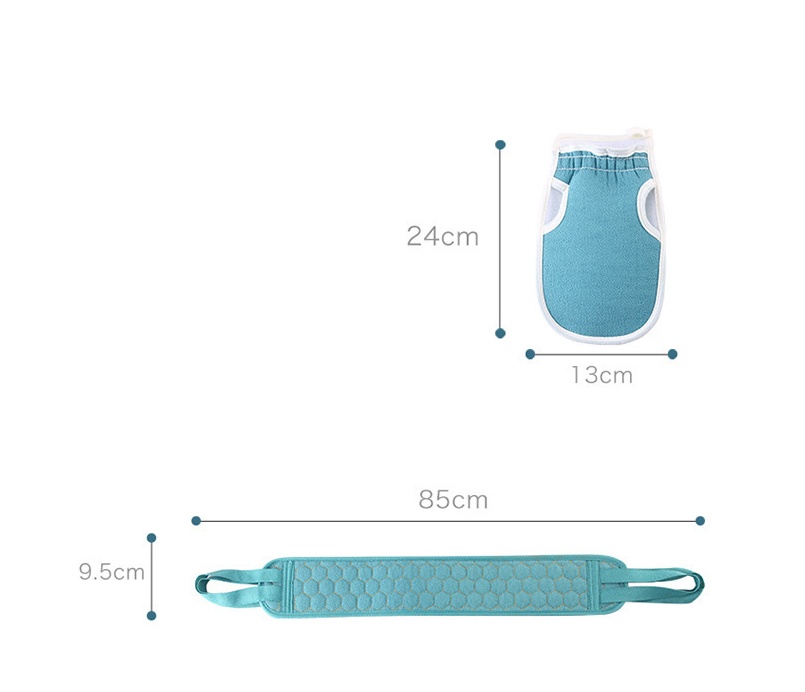 Three Piece Thickened Long Bath Towel Set - Image 5