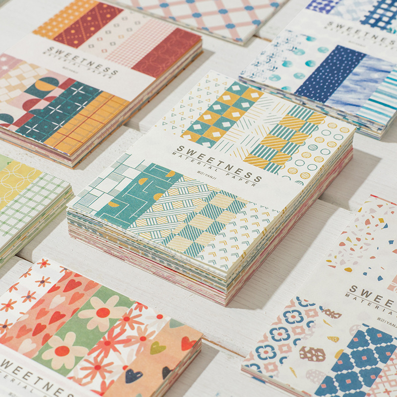 Retro Collage Material Paper Sweet Light Note Paper - Image 10