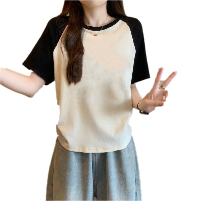 Women's Short Sleeve Crew Neck Top - Image 3